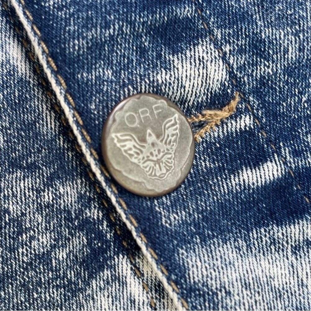 Iconic Rock Jimmy Hendrix Custom Denim Jacket - S/M - Sexy Party Cocktail - Madz - Picture 10 of 17